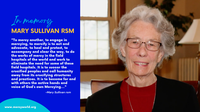 Celebrating the Life of Sister Mary Sullivan